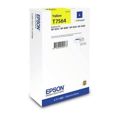 Epson T7564 Original Tintenpatrone C13T756440 Gelb