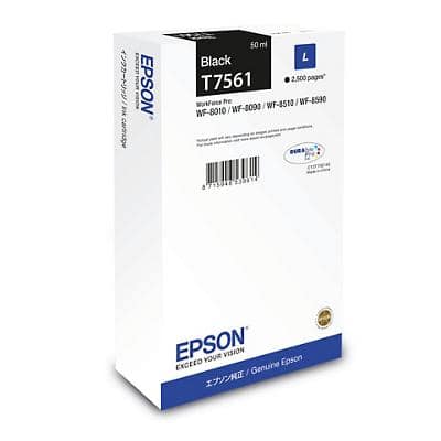 Epson T7561 Original Tintenpatrone C13T756140 Schwarz