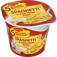 Nestlé Maggi 5 Minuten Terrine Nudeltopf Spaghetti Käse Sahne-Sauce 8 Stück
