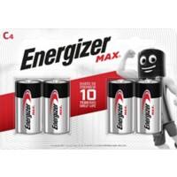 Energizer C Alkali-Batterien Max LR14 1,5 V 4 Stück