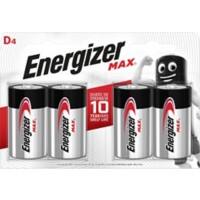 Energizer D Alkali-Batterien Max LR20 1,5 V 4 Stück