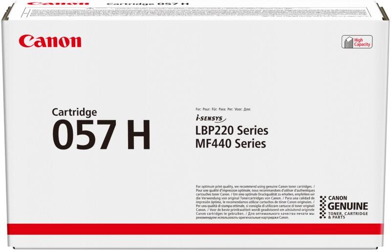 Canon 057H Original Tonerkartusche Schwarz