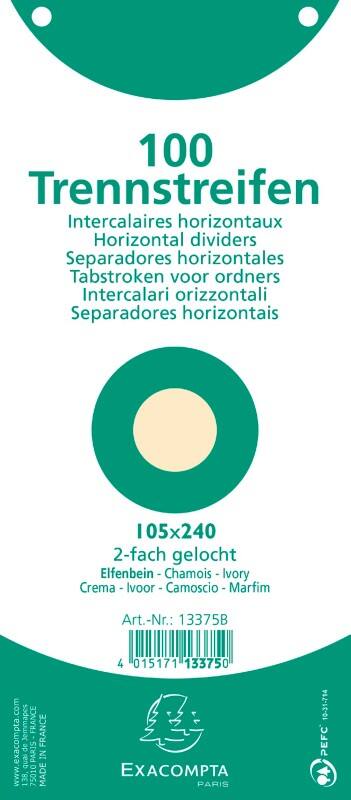 Exacompta Register Spezial Beige Pappkarton 2 Löcher 13375B 1200 Stück
