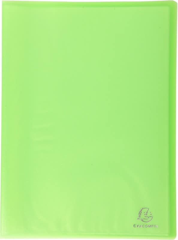 Exacompta Präsentationsmappe Chromaline 85363E Grün Polypropylen 12 Stück
