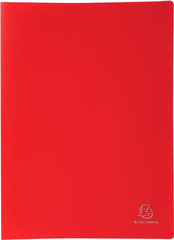 Exacompta Präsentationsmappe 85105E Rot Polypropylen 8 Stück