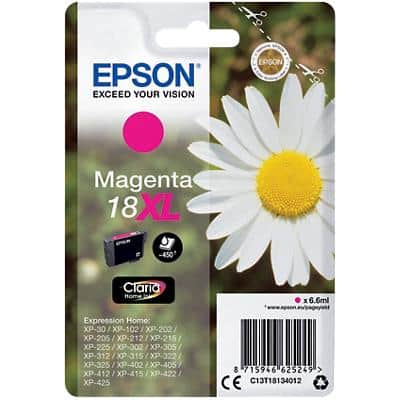 Epson 18XL Original Tintenpatrone C13T18134012 Magenta