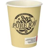 PAPSTAR Pure Joy Einweg Becher Pappe 200 ml 80 mm 50 Stück à 200 ml
