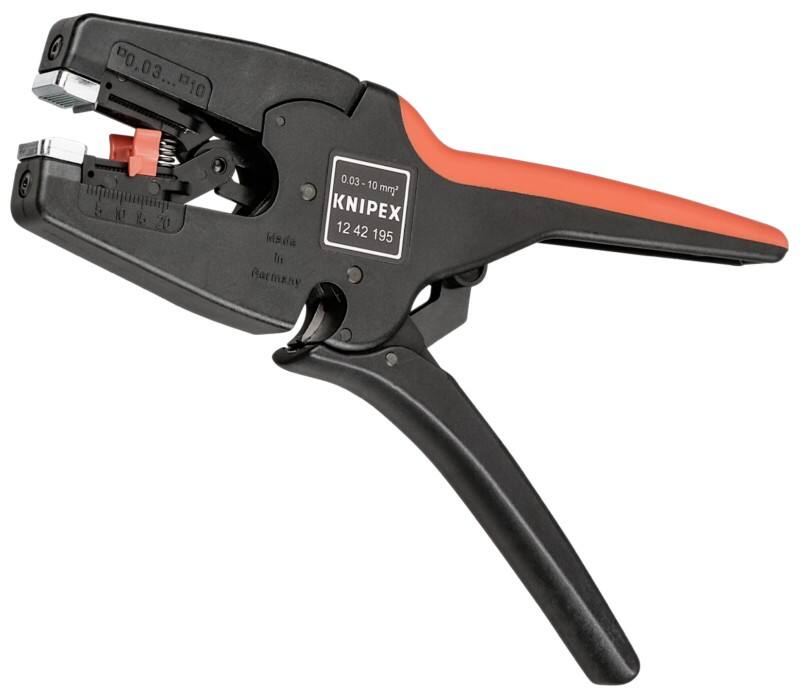 Knipex Abisolierzange 12 42 195 Spezial-Werkzeugstahl
