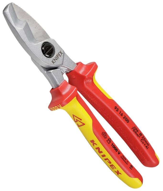 KNIPEX 95 16 200 Kabelschere 200 mm