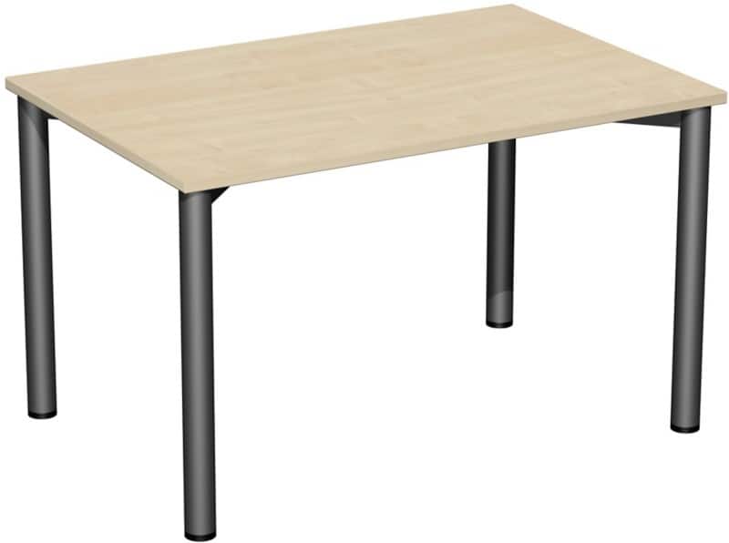 Speed Office Schreibtisch Rechteckig Ahorn 1.200 (B) x 800 (T) x 720 (H) mm MFC (Melaminbeschichtete Spanplatte)