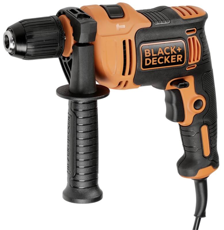 BLACK+DECKER Schlagbohrmaschine 710 W 230 V Bürstenlos BEH710-QS