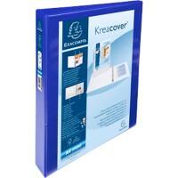 Exacompta Ringbuch Polypropylen DIN A4+ 4 Ringe 30 mm Blau 10 Stück