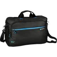 Monolith Hybrid Laptoptasche Blue Line 3313 15.6 " Recycelter Kunststoff Schwarz 41 x 11 x 31 cm