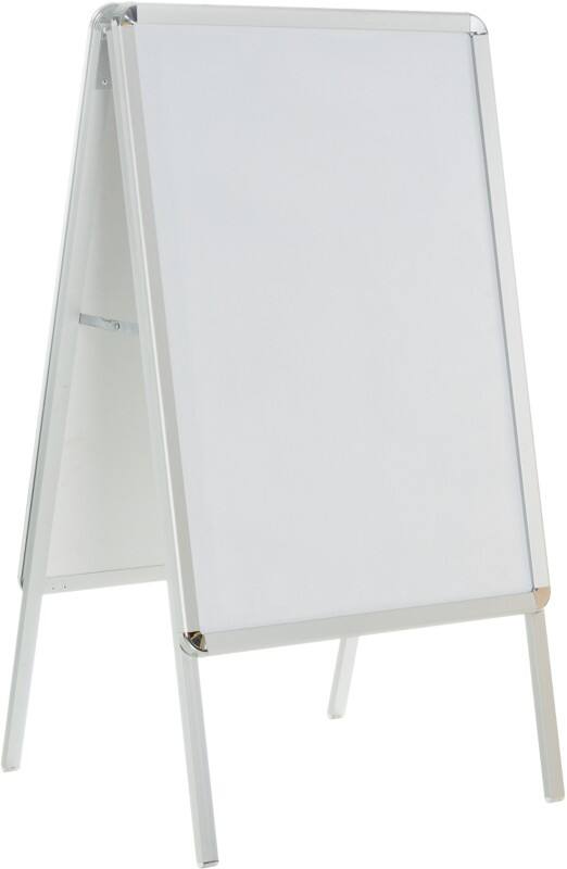 Paperflow Kundenstopper DIN A2 Aluminium Silber PPCHA2.35