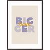 Paperflow Wandbild "Think bigger" 297 x 420 mm
