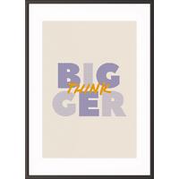Paperflow Wandbild "Think bigger" 297 x 420 mm