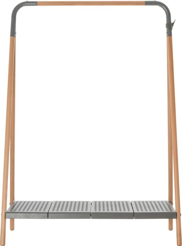 meet powered by PAPERFLOW Garderobenständer Grau