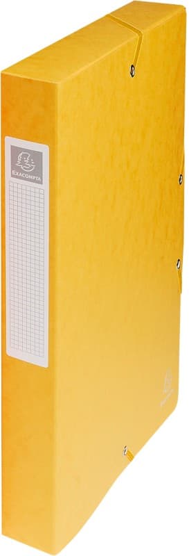Exacompta Archivbox 50409E DIN A4 Karton 25 (B) x 33 (H) cm Orange 4,0 cm 8 Stück