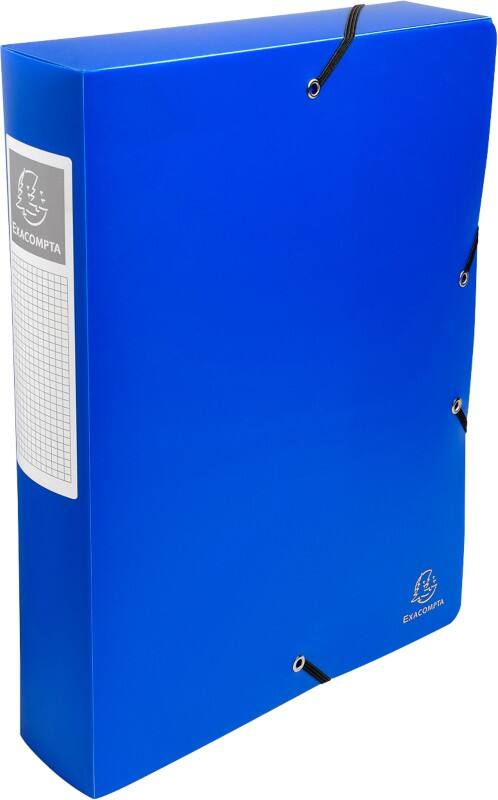 Exacompta OpaK Archivbox 5980E DIN A4 PP (Polypropylen) 25 (B) x 33 (H) cm Farbig sortiert 6,0 cm 8 Stück