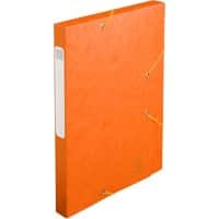 Exacompta Archivboxen 18517H DIN A4 Orange Beschichteter Manila Karton 25 x 33 cm 25 Stück