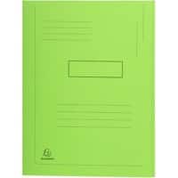 Exacompta Präsentationsmappe 445013E DIN A4 Hellgrün Karton 24 x 32 cm 50 Stück