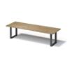Bisley Fortis Table Regular, 3000 x 1000 mm, gerade Kante, geölte Oberfläche, O-Gestell, Oberfläche: P natürlich / Gestellfarbe: 303 blankstahl
