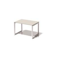 Cito Schreibtisch, 740 mm höhenfixes O-Gestell, H 19 x B 1200 x T 800 mm, Dekor grauweiß, Gestell verkehrsweiß