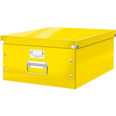 Leitz Click & Store WOW Aufbewahrungsbox DIN A3 Laminierte Hartpappe Gelb 48,2 x 36,9 x 20 cm