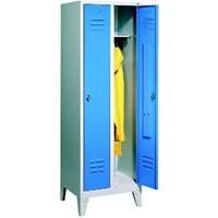 C+P Garderobenschrank Enzianblau 320 x 500 x 1.850 mm