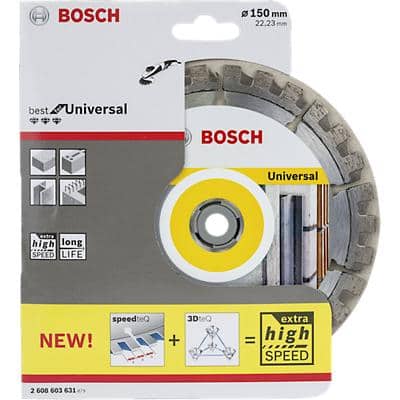 Bosch Diamanttrennscheibe Best for Universal DIA-TS 150x22,23