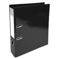 Exacompta Ordner DIN A4 70 mm Schwarz 2 Ringe 53621E Manilakarton Hochformat 10 Stück