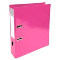 Exacompta Ordner DIN A4 70 mm Rosa 2 Ringe 53624E Manilakarton Hochformat 10 Stück
