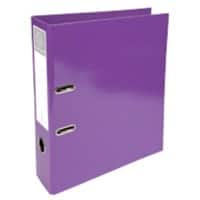 Exacompta Ordner DIN A4 70 mm Violett 2 Ringe 53626E Manilakarton Hochformat 10 Stück