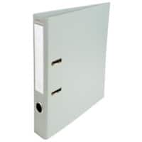 Exacompta PremTouch Ordner DIN A4 50 mm Grau 2 Ringe 53540E Pappkarton, PVC (Polyvinylchlorid) Hochformat 10 Stück