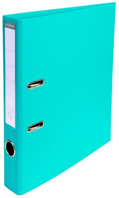 Exacompta Prem Touch Schmal Ordner DIN A4 50 mm Hellgrün 2 Ringe 53503E Kunststoff Hochformat  10 Stück