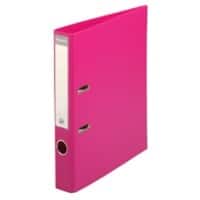 Exacompta PremTouch Ordner DIN A4 50 mm Himbeere 2 Ringe 53559E Pappkarton, PVC (Polyvinylchlorid) Hochformat 10 Stück