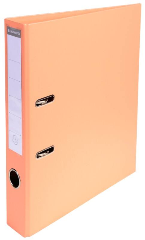 Exacompta Prem Touch Schmal Ordner DIN A4 50 mm Lachs 2 Ringe 53505E Kunststoff Hochformat  10 Stück