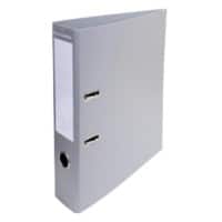 Exacompta PremTouch Ordner DIN A4 70 mm Grau 2 Ringe 53740E Pappkarton, PVC (Polyvinylchlorid) Hochformat 10 Stück
