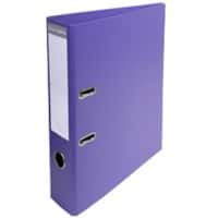 Exacompta Prem Touch Breit Ordner DIN A4 70 mm Dunkelviolett 2 Ringe 53757E Kunststoff Hochformat  10 Stück