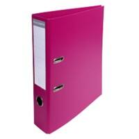 Exacompta PremTouch Ordner DIN A4 70 mm Himbeere 2 Ringe 53759E Pappkarton, PVC (Polyvinylchlorid) Hochformat 10 Stück