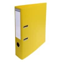 Exacompta PremTouch Ordner DIN A4 70 mm Gelb 2 Ringe 53749E Pappkarton, PVC (Polyvinylchlorid) Hochformat 10 Stück