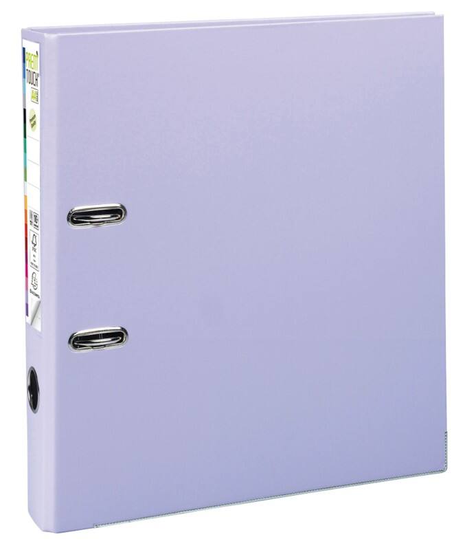 Exacompta Prem Touch Schmal Ordner DIN A4 50 mm Flieder 2 Ringe 53107E Kunststoff Hochformat  10 Stück