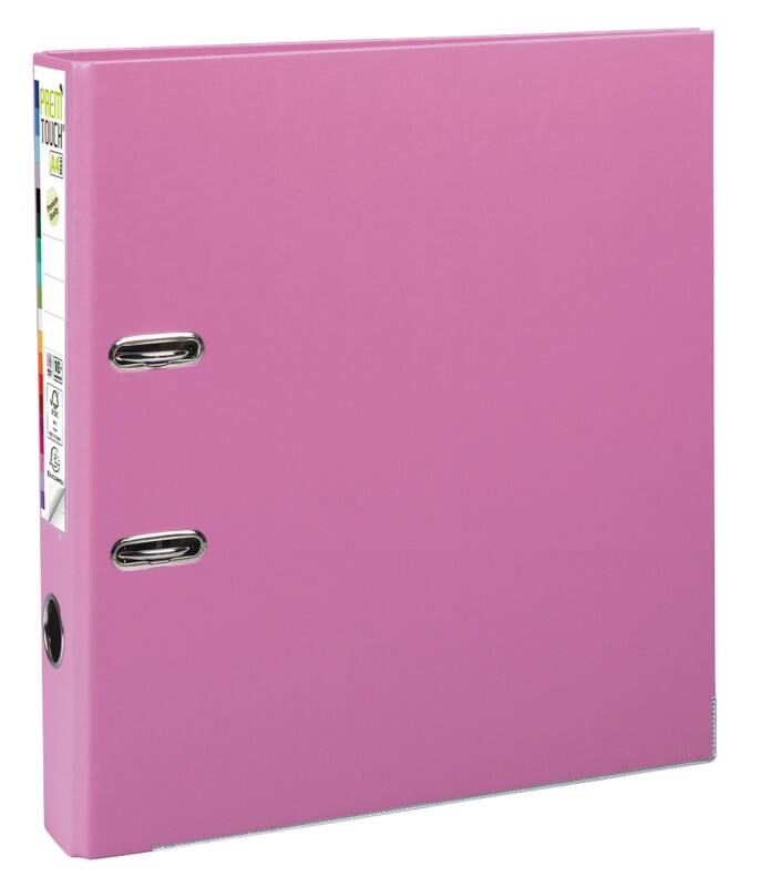 Exacompta Prem Touch Schmal Ordner DIN A4 50 mm Rosa 2 Ringe 53155E Kunststoff Hochformat  10 Stück