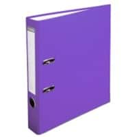 Exacompta Ordner DIN A4 50 mm Violett 2 Ringe 915417B Pappkarton, PP (Polypropylen) Hochformat 20 Stück