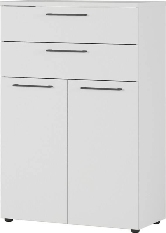 GERMANIA Schrank Agenda Melamin 4233-69AUFB Hellgrau 800 x 400 x 1.200 mm