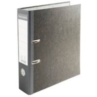 Exacompta Ordner DIN A4 80 mm Grau 2 Ringe 53709E Pappkarton Wolkenmarmor Hochformat 20 Stück