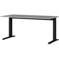 GERMANIA Sitz-Stehschreibtisch 4240-581 Hellgrau, Schwarz 1.600 x 800 x 680 - 880 mm