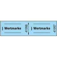 Sigel Gutscheinmarken-Rolle"Wertmarke" 6 x 3 cm Blau 500 Stück