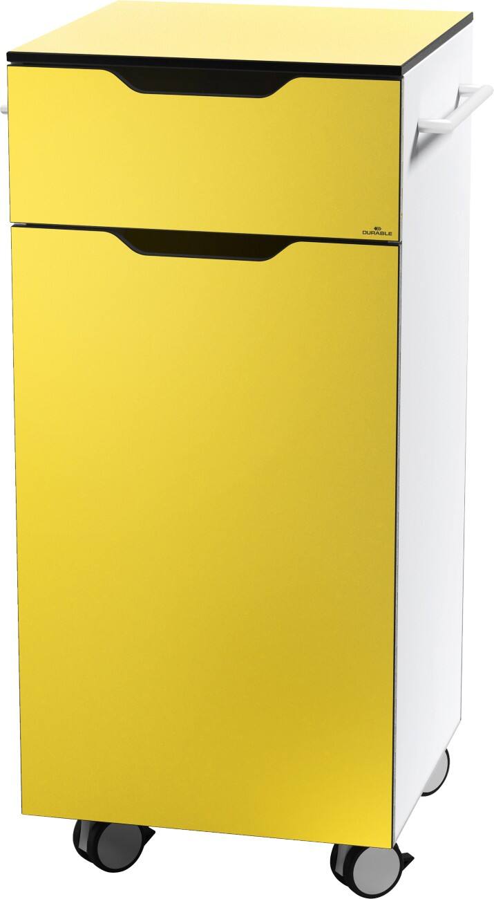 DURABLE Multifunktionswagen Advanced Gelb 560 x 450 x 1.000 mm