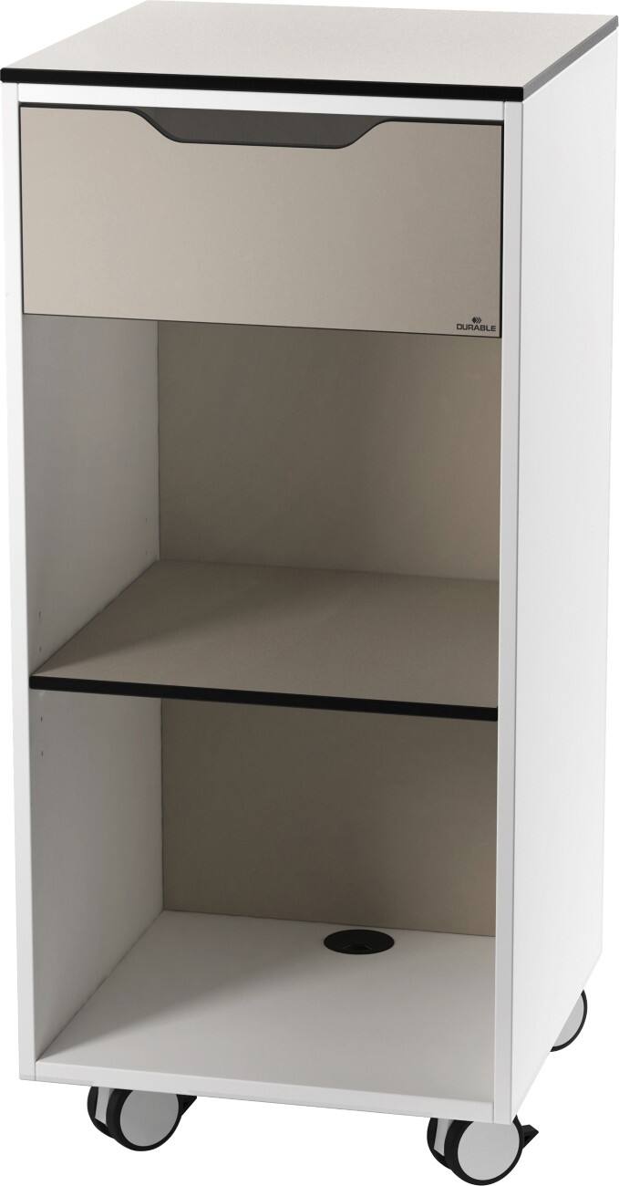 DURABLE Multifunktionswagen Basic Hellbraun 450 x 450 x 1.000 mm